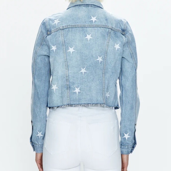 Pistola Blue Jean Jacket with White Star Accents - Picture 4 of 13